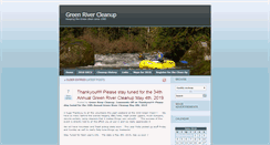 Desktop Screenshot of greenrivercleanup.org